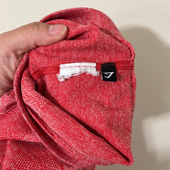 Gymshark Flex Cycling Bike Shorts Bright Red Size Medium - Picture 7 of 7